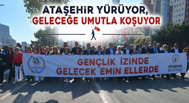 Ataşehir’de 19 Mayıs Coşkusu: Gençler Ata’sının İzinde Geleceğe Umutla Yürüdü