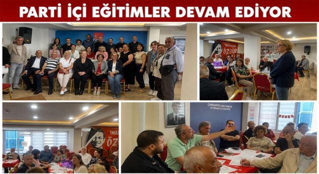 CHP Ataşehir’de Parti İçi Eğitimler Aralıksız Sürüyor