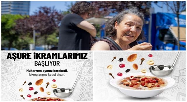 ATAŞEHİR’DE AŞURE İKRAMLARIYLA GÖNÜLLER BİR OLACAK