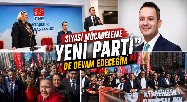 Görevden Alınan Ataşehir İlçe Başkanı Atakan Anıl Dizdaroğlu'ndan Sert Açıklama: "Siyasi Mücadeleme Yeni Parti'de Devam Edeceğim"