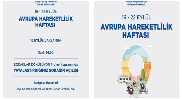 ATAŞEHİR’DE AVRUPA HAREKETLİLİK HAFTASI ETKİNLİKLERİ BAŞLIYOR
