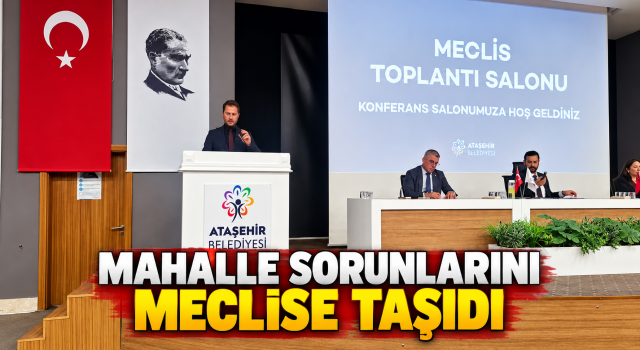 MHP’li Aydın, Ataşehir’in Mahalle Sorunlarını Meclis Gündemine Taşıdı