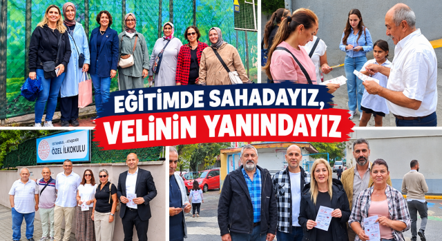 YENİ PARTİ ATAŞEHİR’DEN 17 MAHALLEDE EĞİTİM SEFERBERLİĞİ: “VELİNİN YANINDAYIZ”