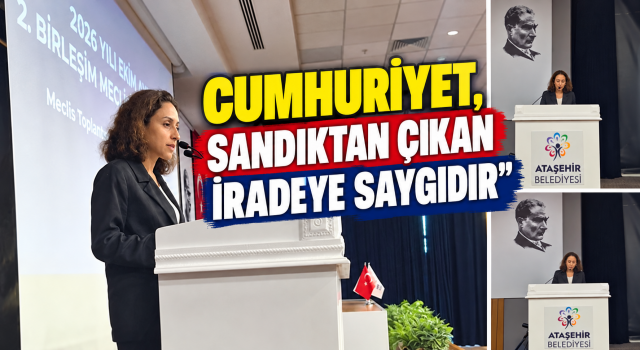 EZGİ KALENDER: “SANDALYELERİN ASIL SAHİBİ ATAŞEHİR HALKIDIR”