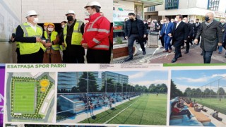 Ekrem İmamoğlu Ataşehir ‘de yapımına başlanan tesisleri inceledi