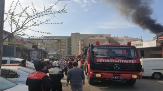 Ataşehir Bostancı Oto Sanayi Sitesinde yangın