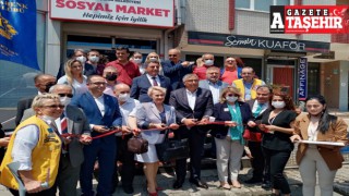 Ataşehir'de Sosyal Market'in açılışı yapıldı