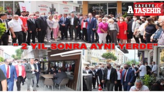 CHP Ataşehir, İstanbul seçim Zaferi'nin 2. Yılında aynı yerde esnafla buluştu