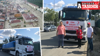 Kızılay Ataşehir, Kastamonu ve Sinop'a Tırla Yardım Gönderdi