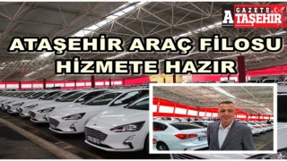 Ataşehir Belediyesi araç filosu hizmete hazır