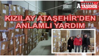Kızılay Ataşehir'den ihtiyaç sahibi öğrencilere anlamlı yardım