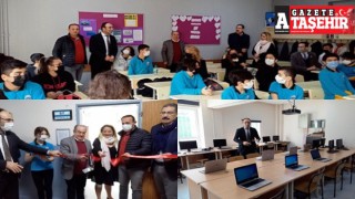 Orhan Veli Ortaokulu’nda iki sınıf STK’ların desteği ile yenilendi