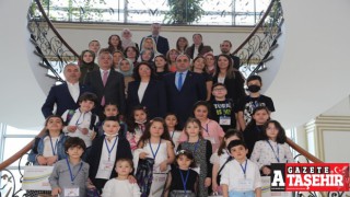 Ataşehir Çocuk Meclisi'nden Başkan İlgezdiye ziyaret
