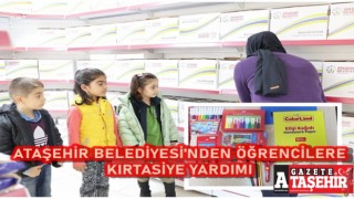 Ataşehir Belediyesi 2 Bin 500 öğrenciye kırtasiye desteği sağladı