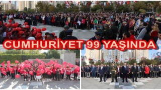 Ataşehir'de Cumhuriyet'in 99. yılı coşkuyla başladı