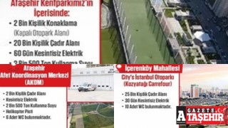 Ataşehir’de afet ve acil durum toplanma alanları güncellendi