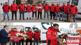 Ataşehir’in kahraman arama kurtarma ekibi “ATAK” İstanbul’a döndü