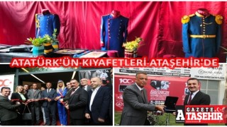 Cumhuriyetin 100. yılında Atatürk'ün giydiği kıyafetler Ataşehir'de ziyaretçileriyle buluştu