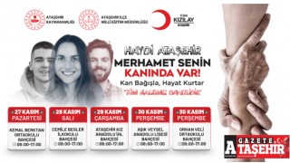 Kızılay Ataşehir hafta boyu kan kampanyası düzenliyor