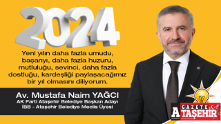 AK Parti Ataşehir Belediye Başkan Aday Adayı Av. M.Naim Yağcı'nın yeni yıl mesajı
