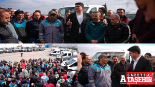 CHP Ataşehir Belediye Başkan Adayı Onursal Adıgüzel Temizlik işçilerini ziyaret etti