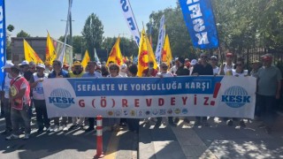 Memurlar iş bıraktı: 'Sefalete ve yoksulluğa karşı görevdeyiz'