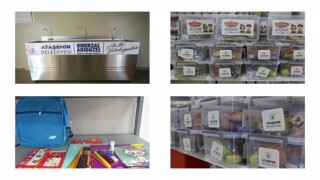 Ataşehir Belediyesi’nden öğrencilere gıda ve kırtasiye desteği