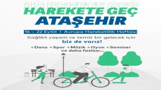 Avrupa Hareketlilik Haftası nedeniyle Ataşehir’de çeşitli etkinlikler düzenlenecek