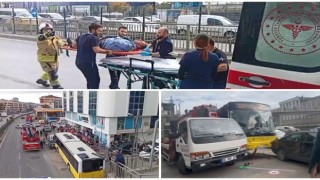 Otobüs durağa daldı ölü ve yaralılar var