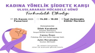 Ataşehir’de Kadına Yönelik Şiddete karşı etkinlik