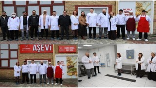 Şef Sivrioğlu Aşevi’ne yönelik takdirlerini iletti