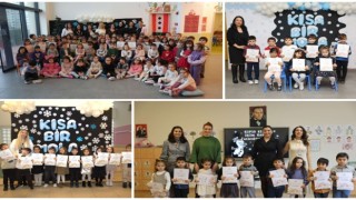 ATAŞEHİRLİ MİNİKLERİN KARNE HEYECANI