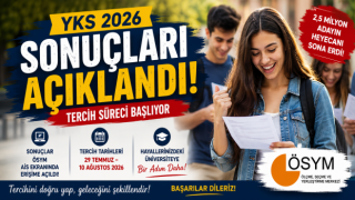 YKS Sonuçları Açıklandı: Tercihler 29 Temmuz'da Başlıyor