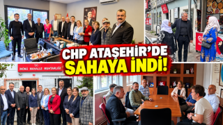 CHP ATAŞEHİR SAHAYA İNDİ: MAHALLE MAHALLE ÇALIŞMA BAŞLADI