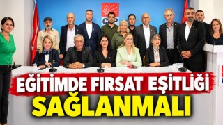 CHP ATAŞEHİR’DEN EĞİTİMDE EŞİTLİK ÇAĞRISI