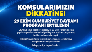 ATAŞEHİR’DE 29 EKİM COŞKUSU ERTELENDİ!