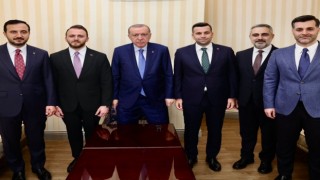 SERDAR ORHAN’DAN CUMHURBAŞKANI ERDOĞAN’A ZİYARET
